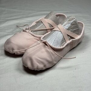 Stelle Ballet Shoes Kids US 12 Pink Canvas Dance Slippers Split Sole‎